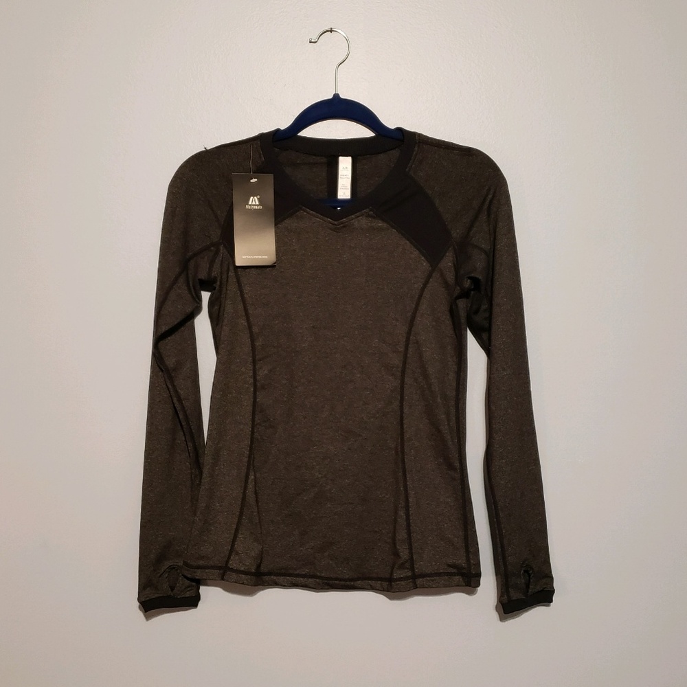 Matymats Long Sleeve Fitted Workout Top